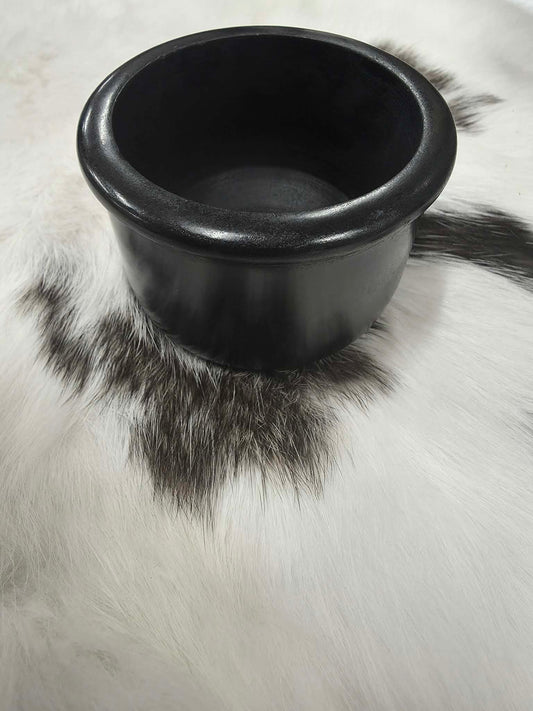 3" Black Soapstone Bowl