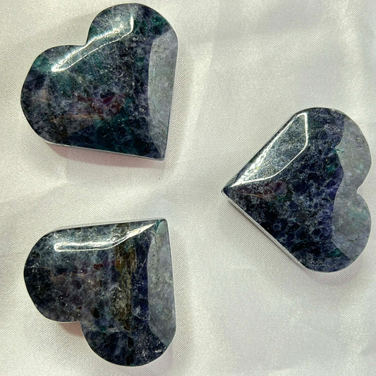 Iolite Hearts
