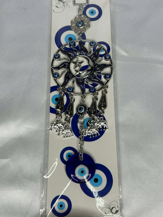 Evil Eye Sun Wind Chime