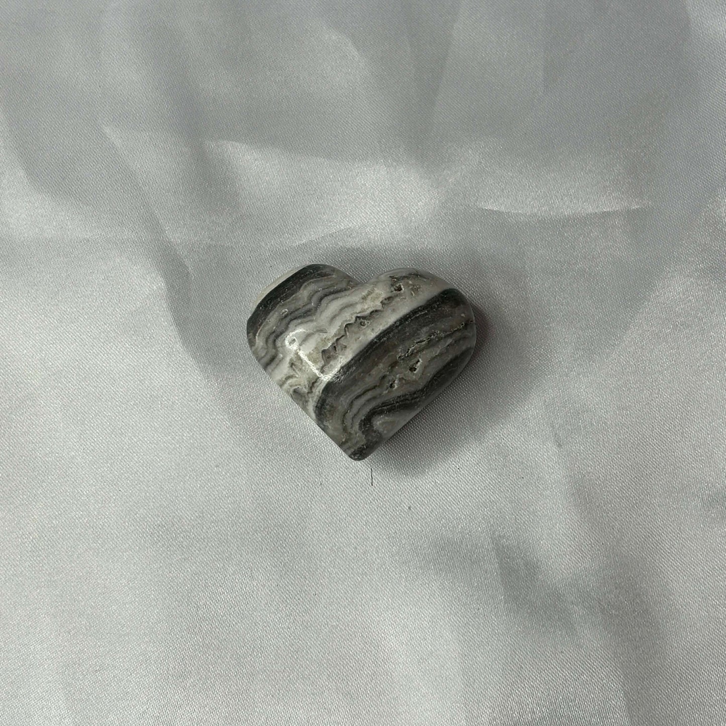 Zebra Calcite Heart