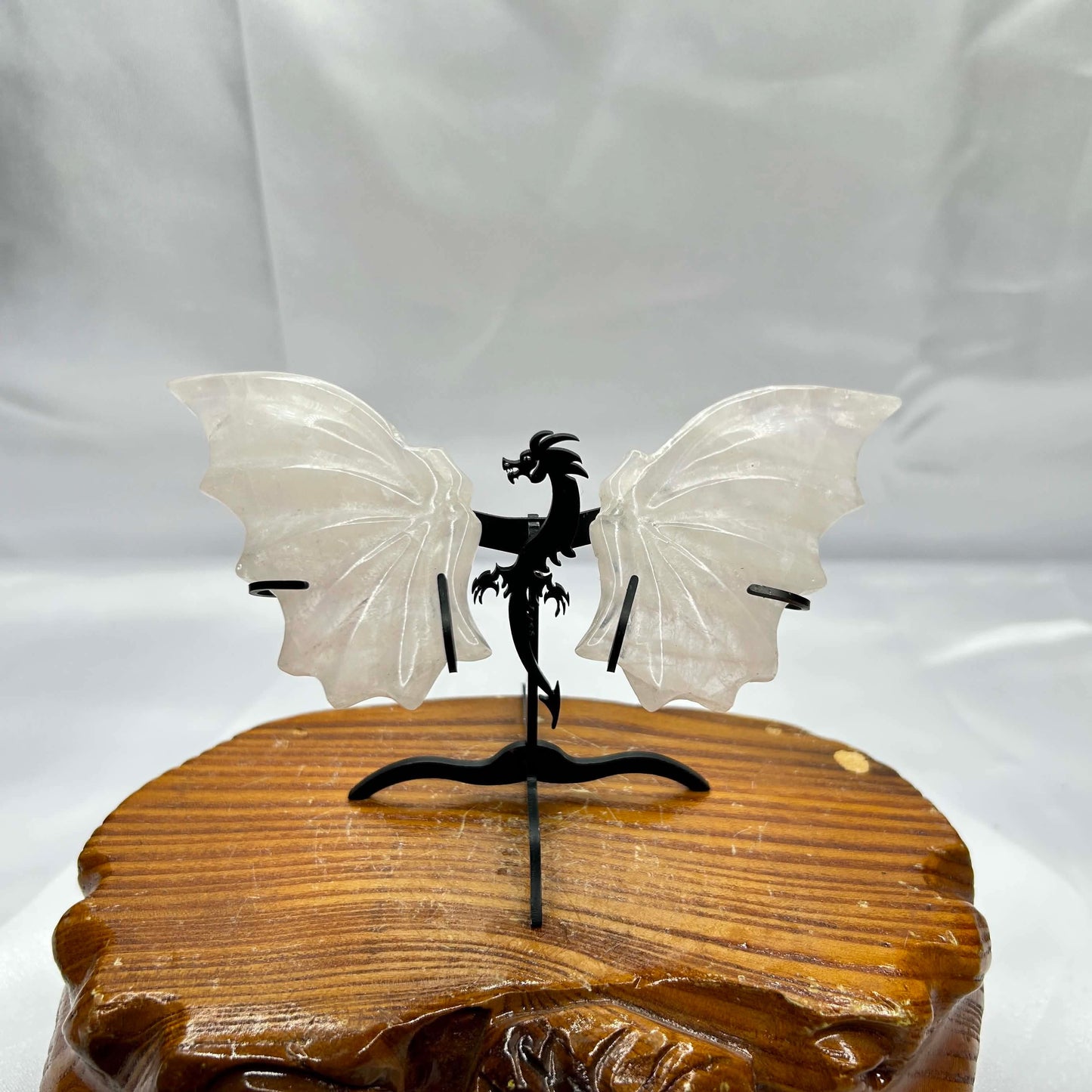 Crystal Winged Dragon Statues