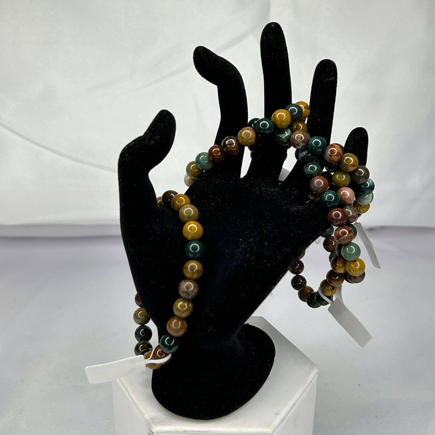 8mm Bracelet of Ocean Jasper