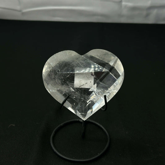 Clear Quartz Heart