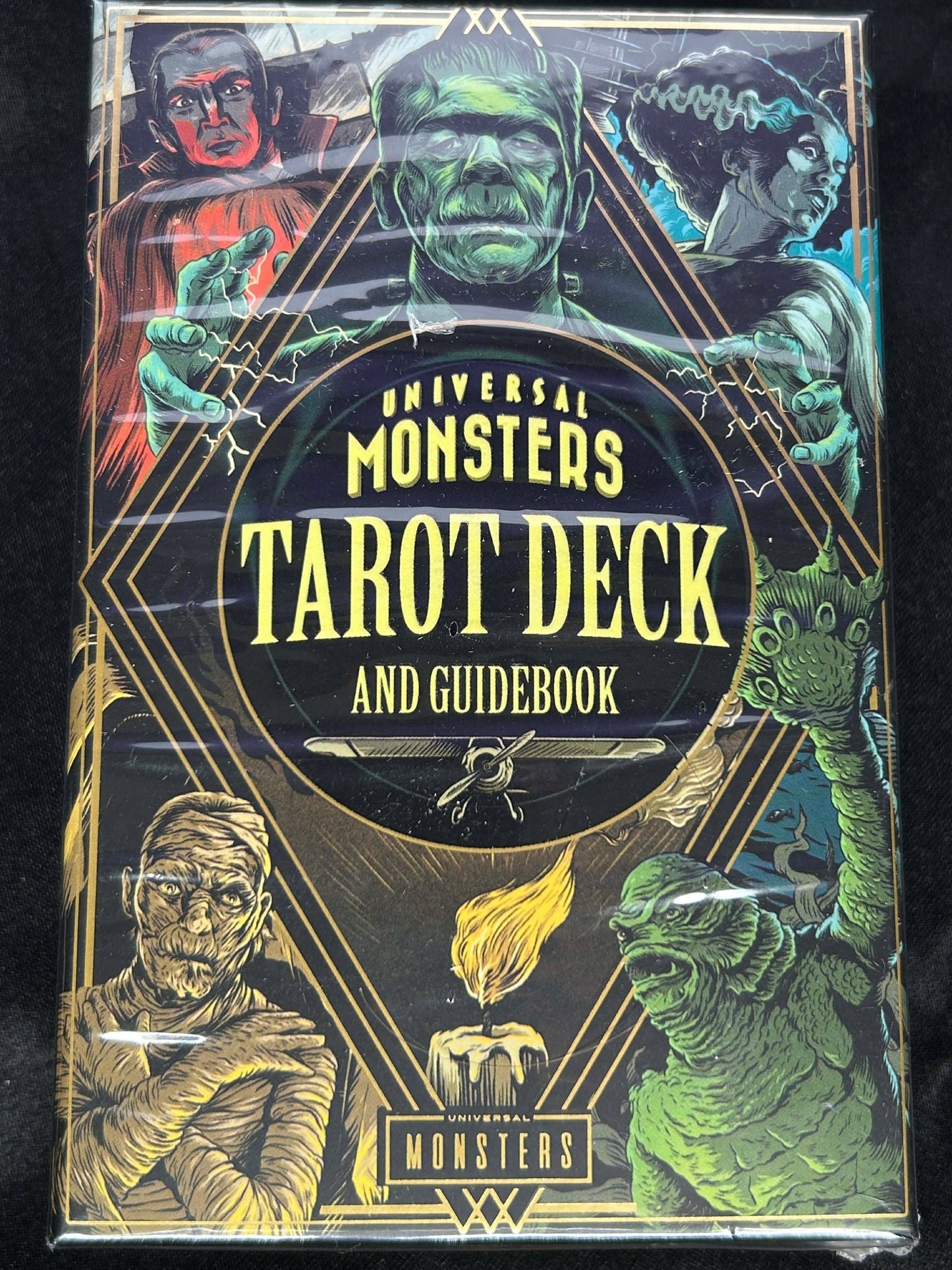 Universal Monsters Tarot deck and guide book