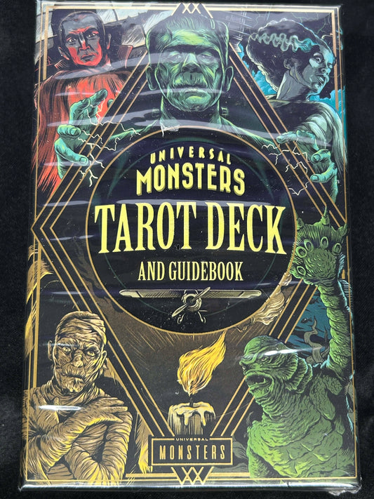 Universal Monsters Tarot deck and guide book