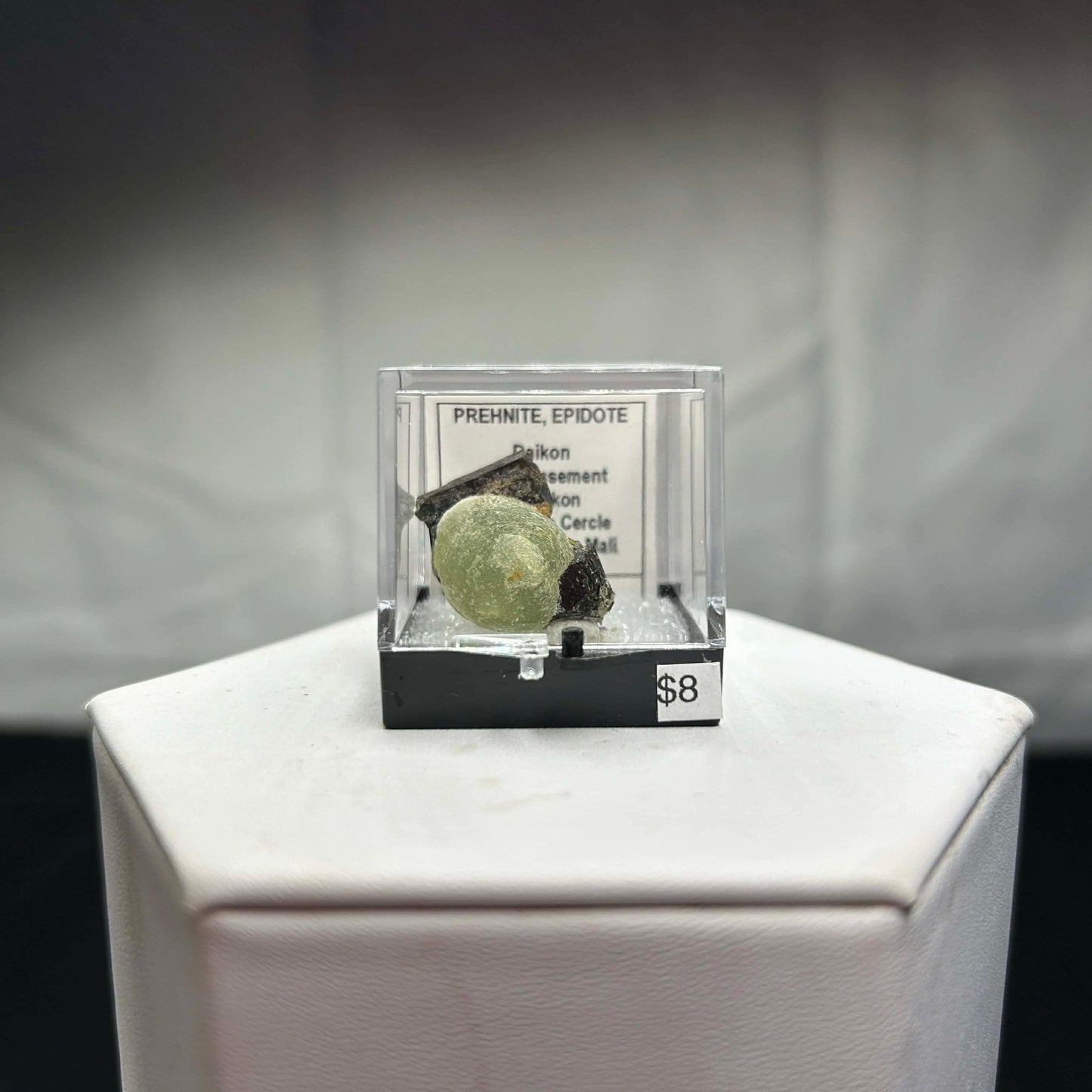 Prehnite with Epidote Raw Peaky Specimen