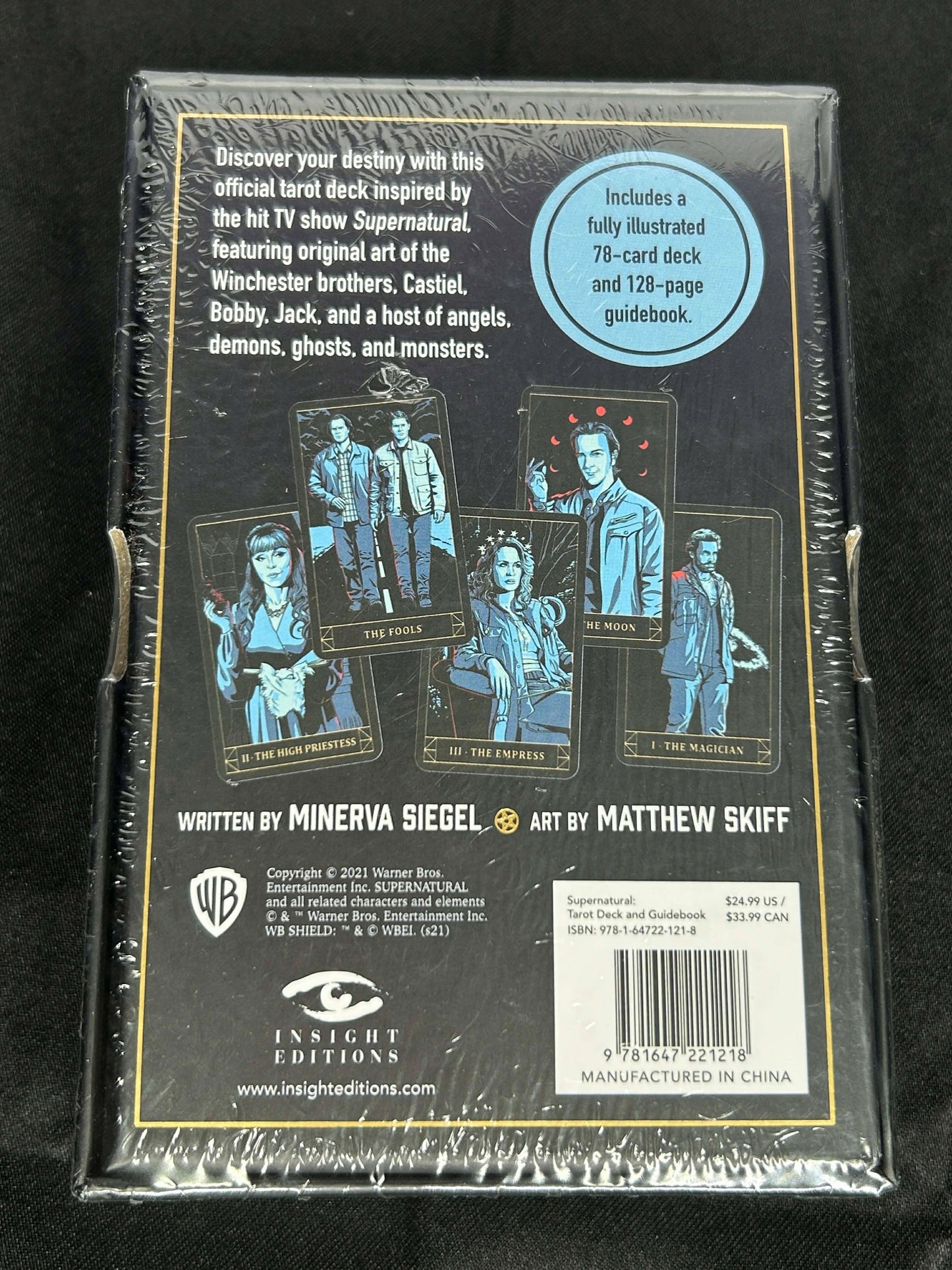 Supernatural join the hunt Tarot deck and guide book