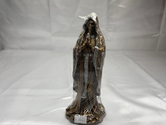 Golden Praying Santa Muerte 7"