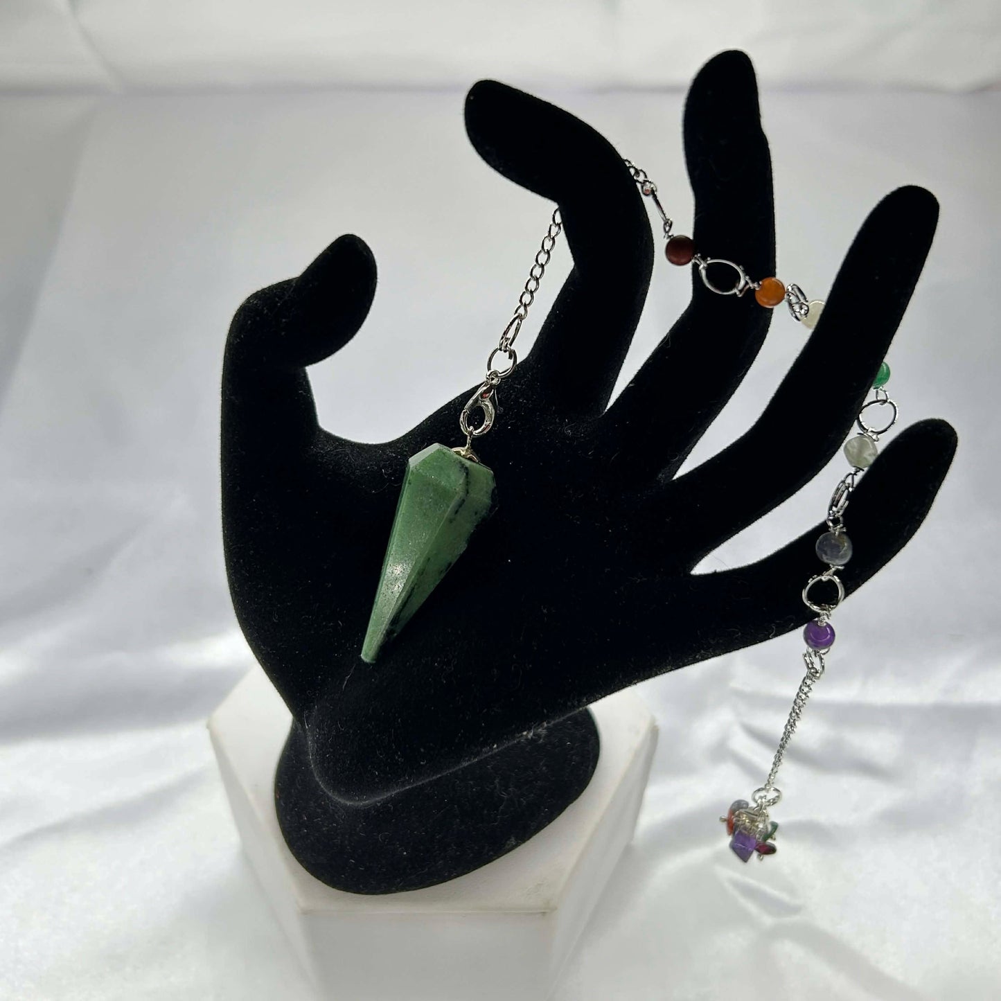 Hexagonal Pendulums with Chakra Chain (SHop Choice)