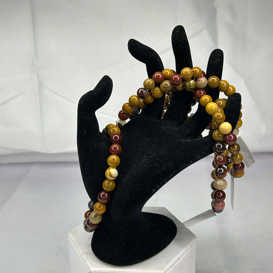 Bracelet of Mookite Jasper