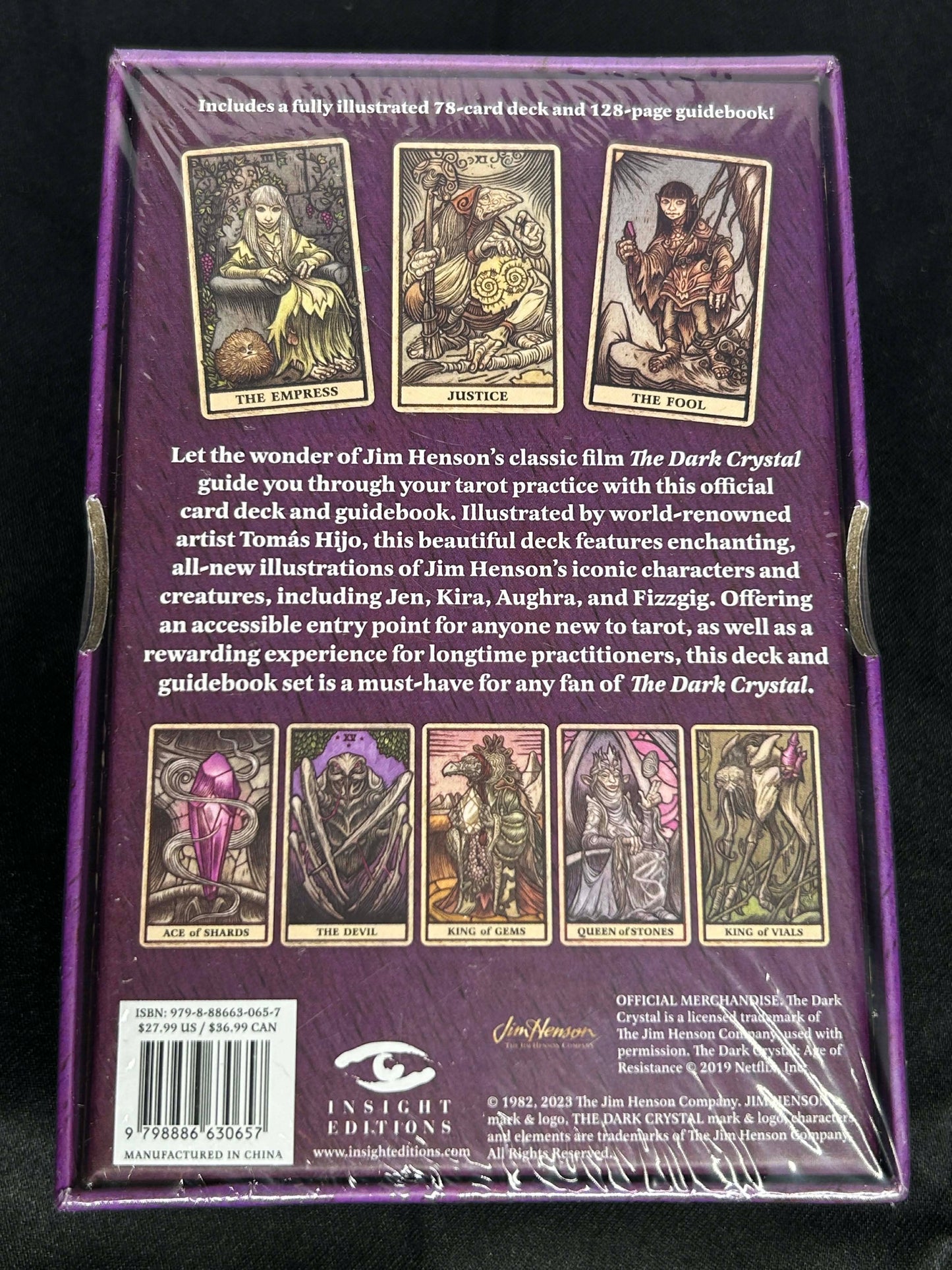 Jim Henson's The dark Crystal Tarot deck and guidebook