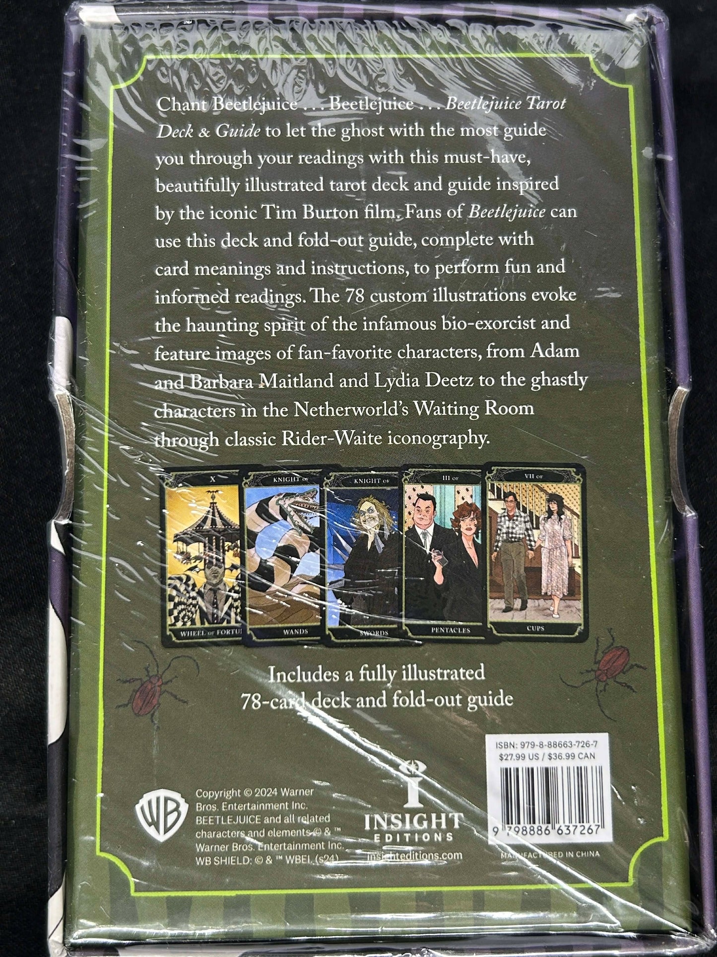 Beetle juice tarot deck and guide book