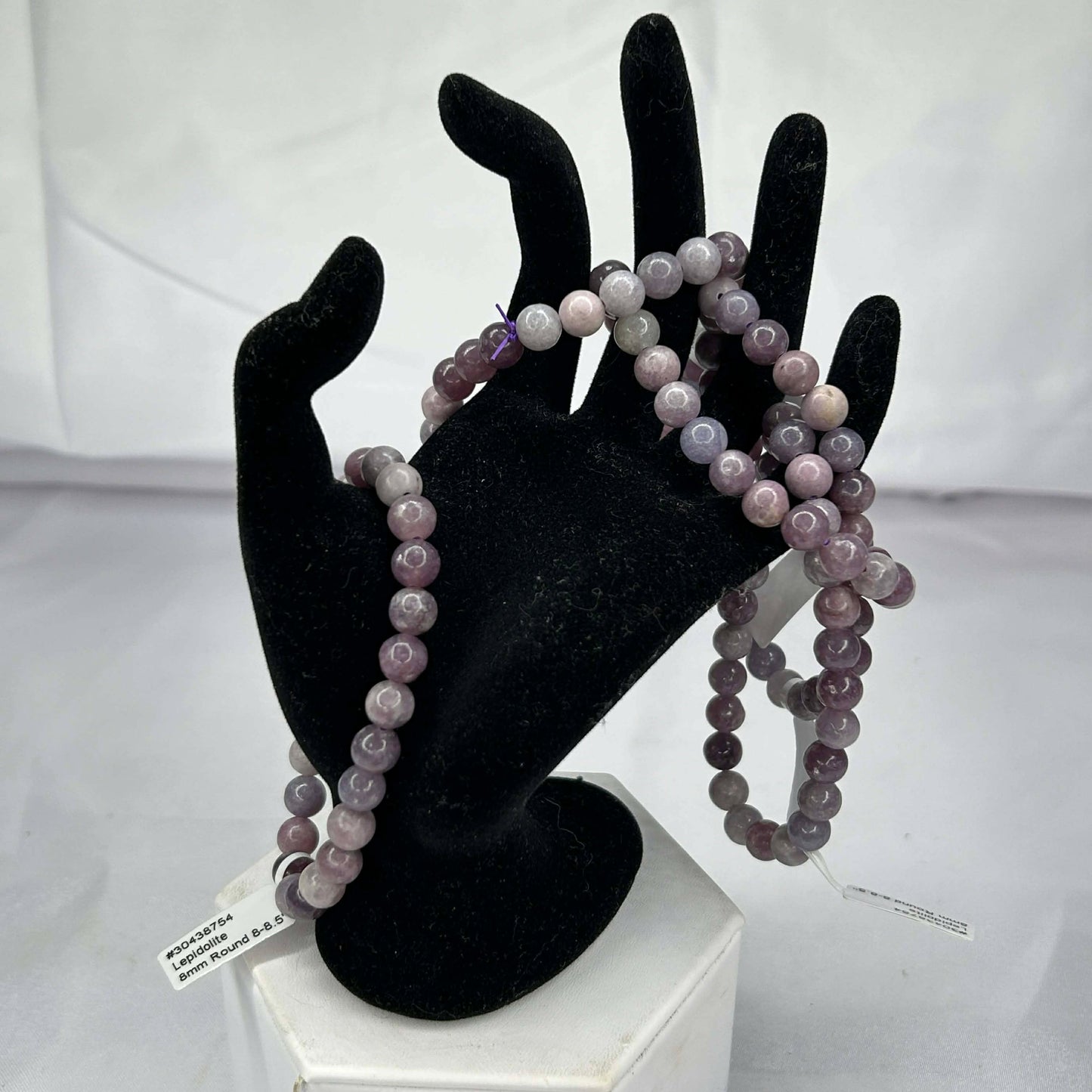 Bracelet of 8mm Lepidolite