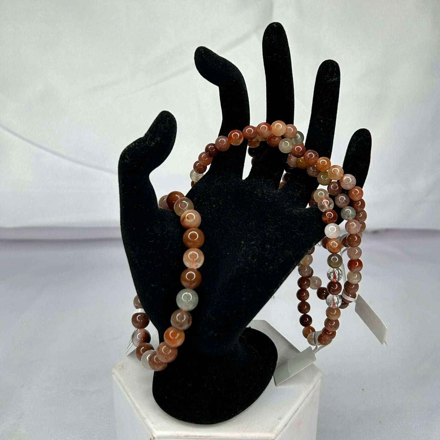 Multi-Rutilated Quartz Bracelet (6-8mm)