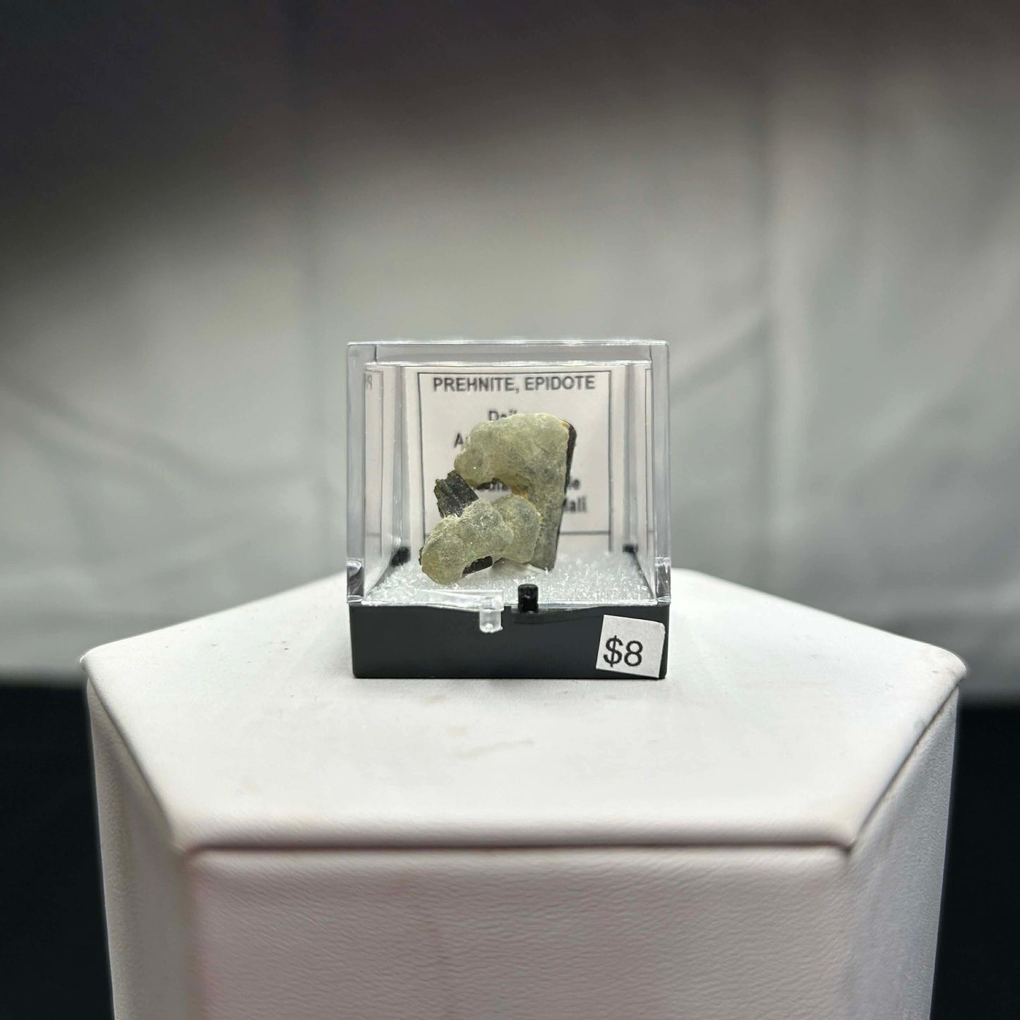 Prehnite with Epidote Raw Peaky Specimen