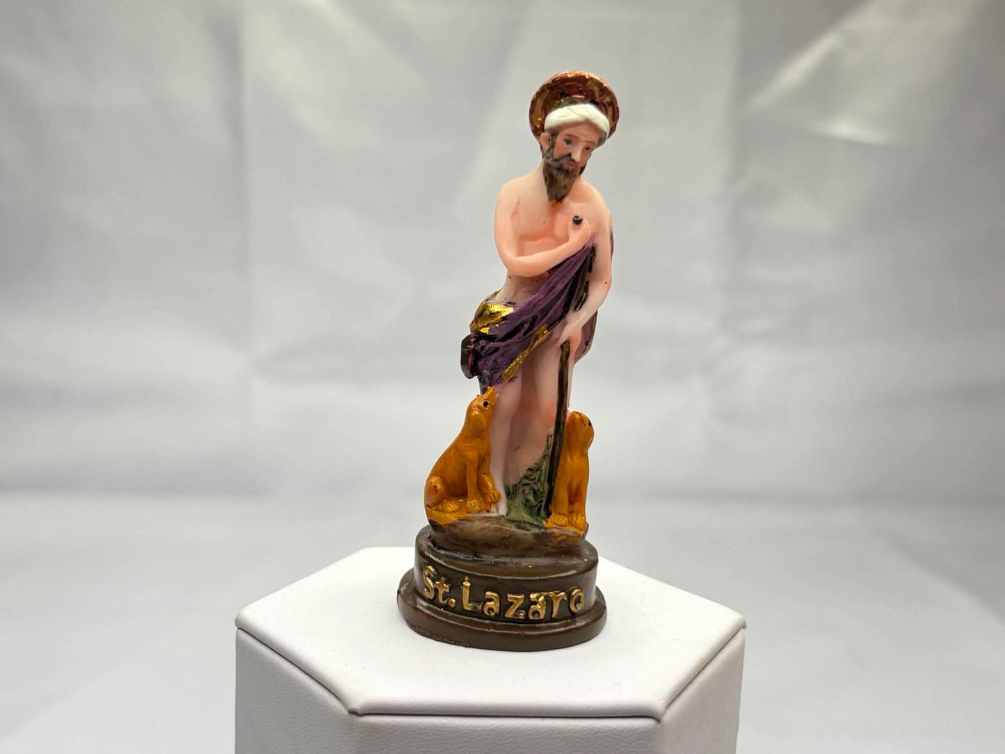 3"San Lazarus Statue