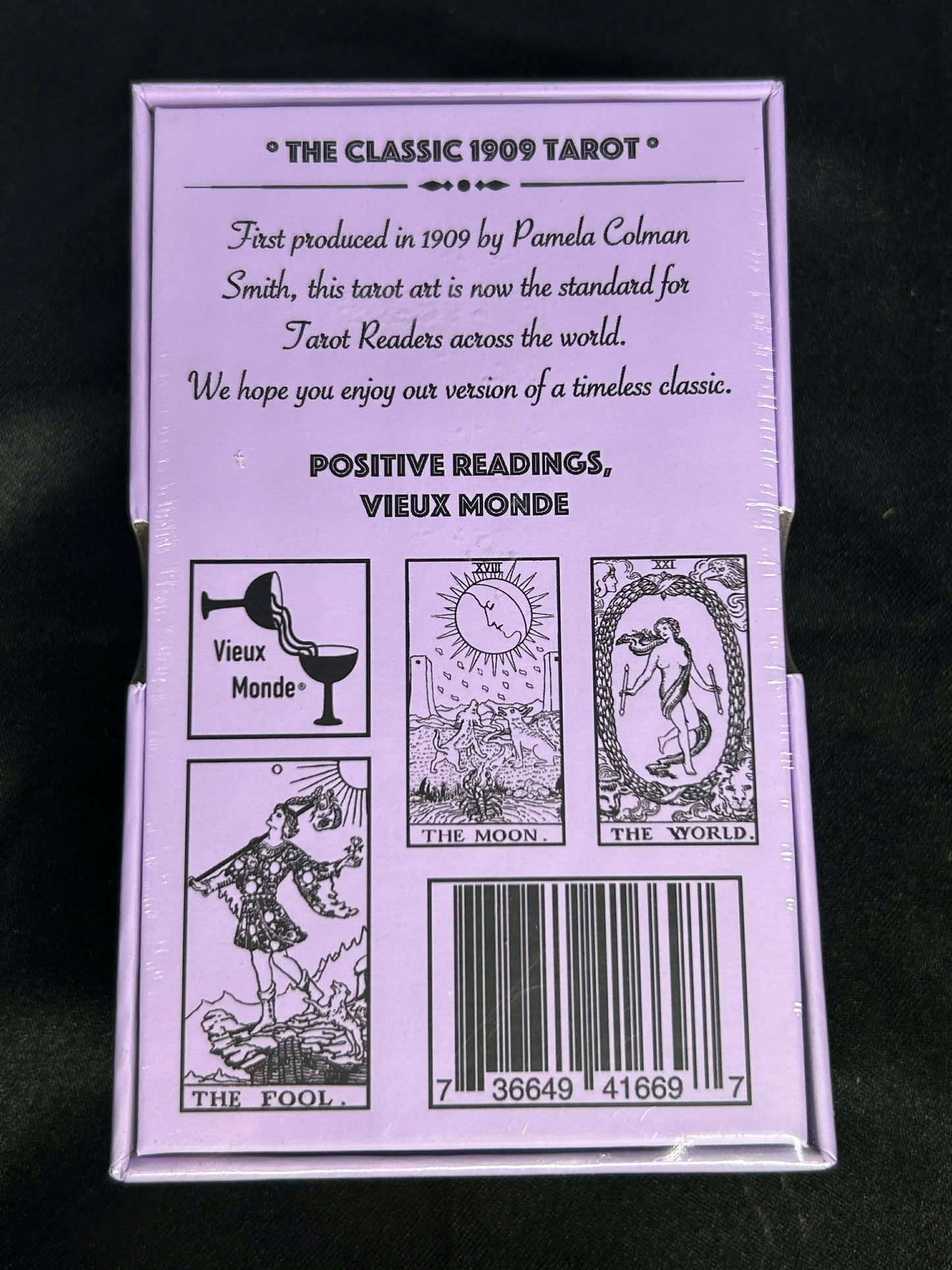 Classic 1909 Tarot Deck In Gold Plating