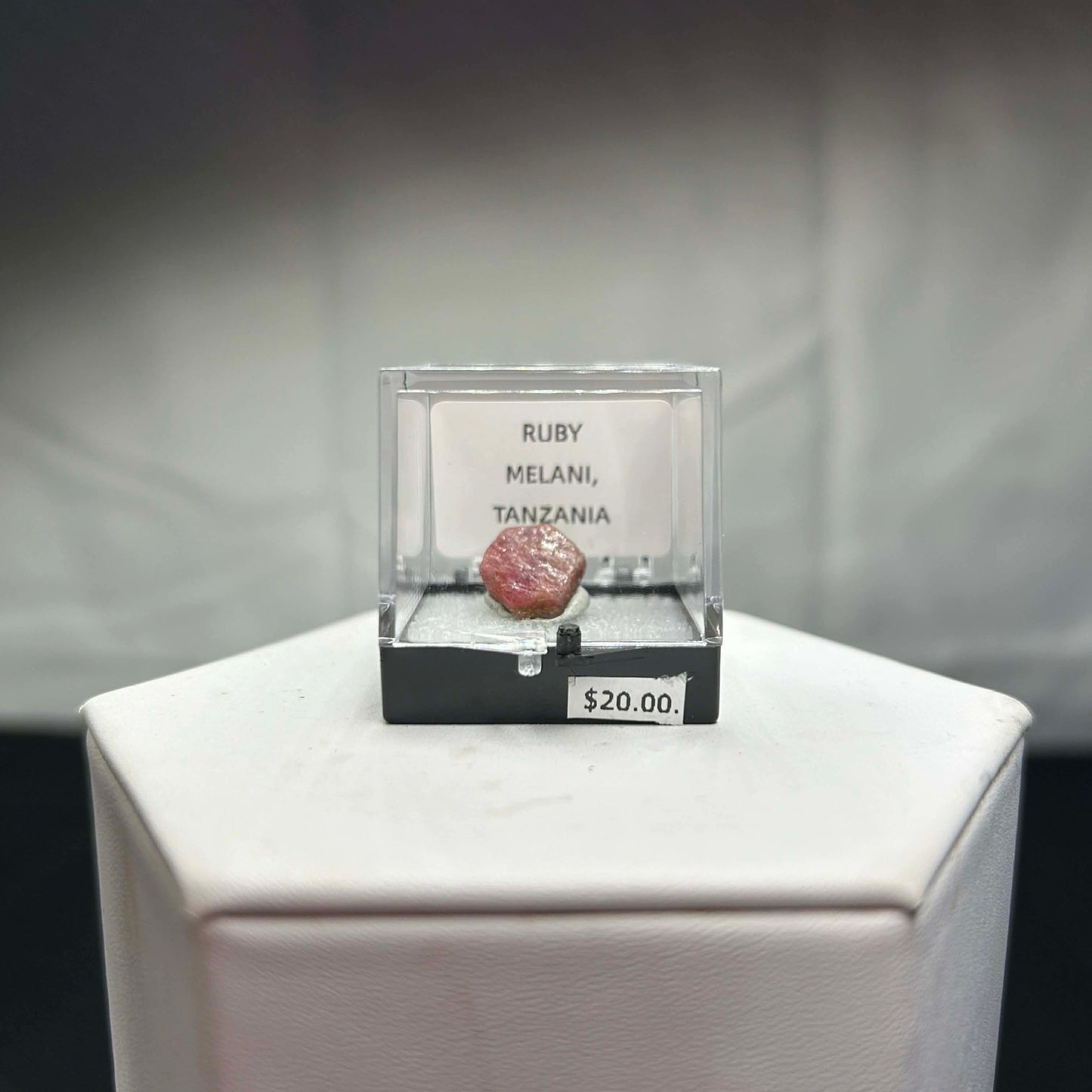 Ruby (Melani Tanzania) Raw Peaky Specimen