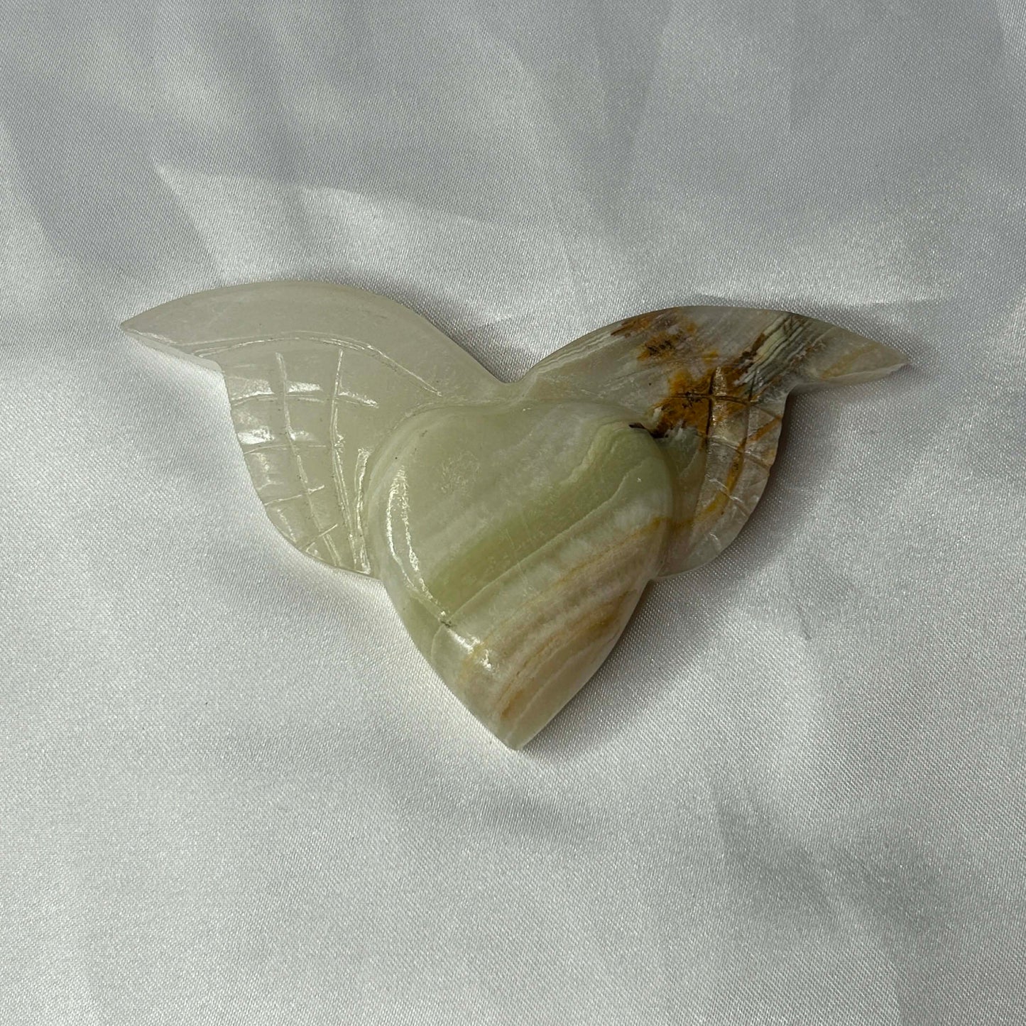 Green Onyx Heart