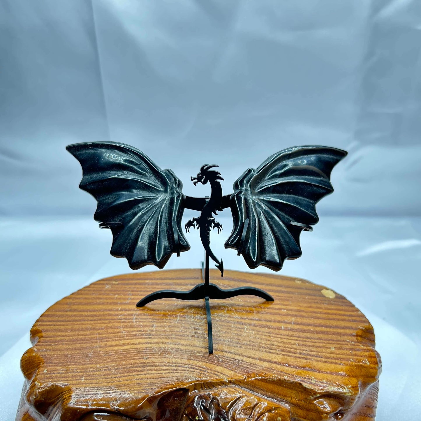 Crystal Winged Dragon Statues