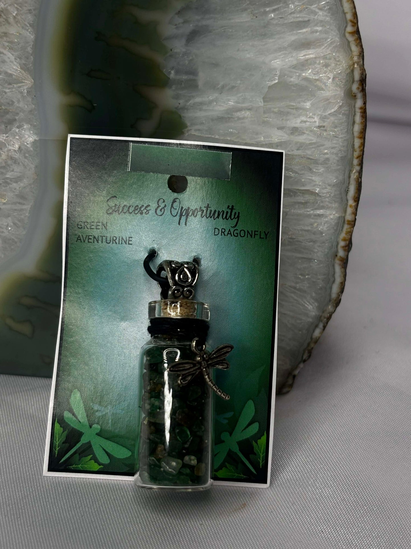 Manifestation Charmed Chip Jars Necklaces