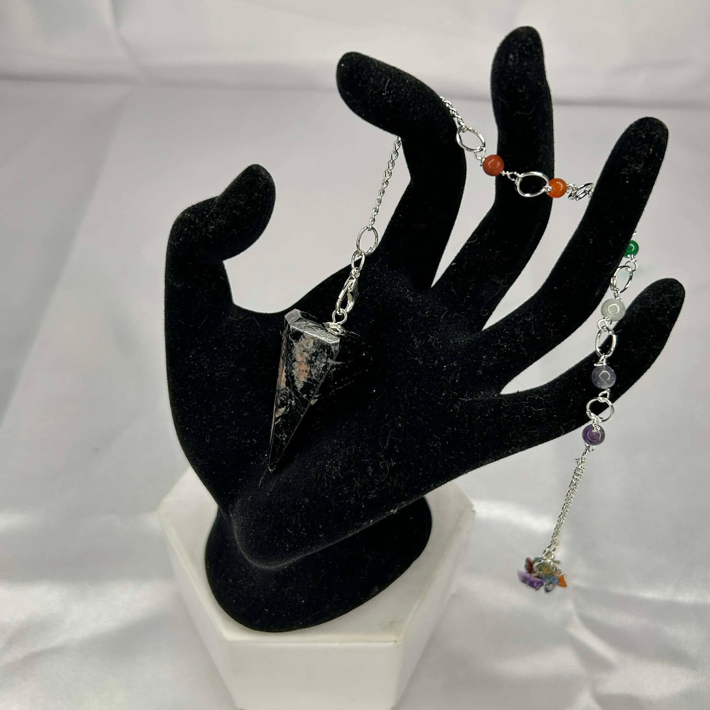 Hexagonal Pendulums with Chakra Chain (SHop Choice)