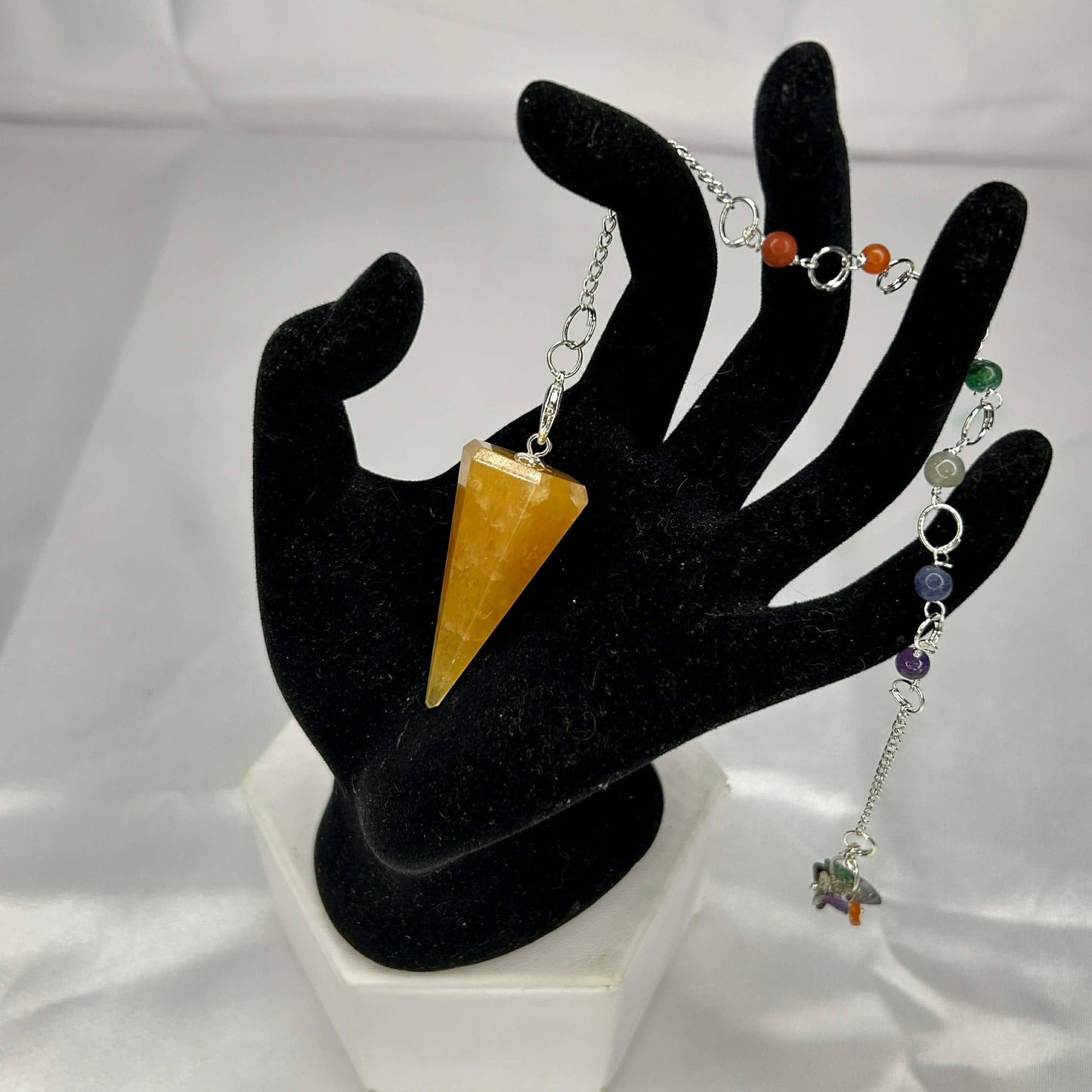 Hexagonal Pendulums with Chakra Chain (SHop Choice)