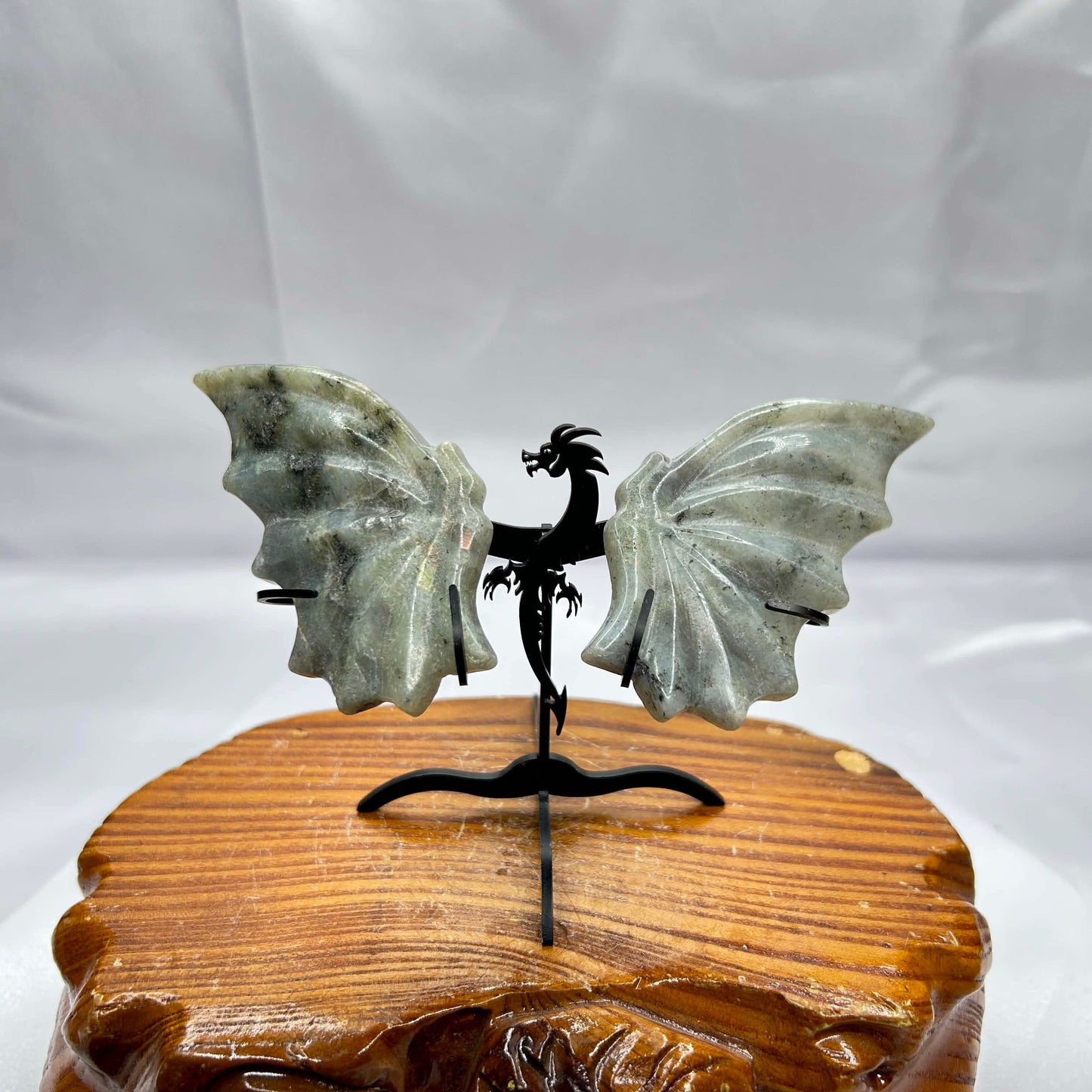 Crystal Winged Dragon Statues