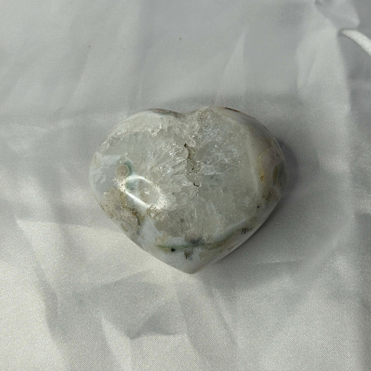 Flower Agate Heart