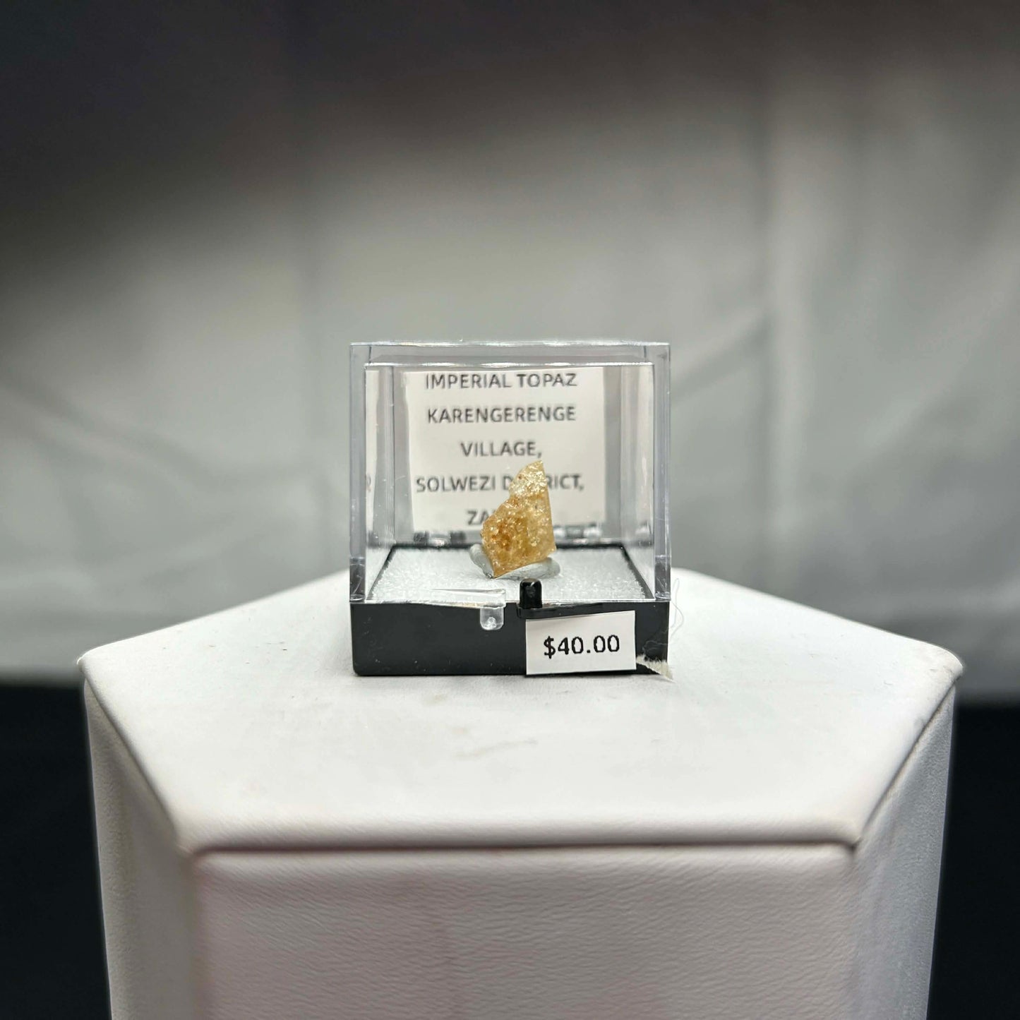 Imperial Topaz Raw Peaky Specimen