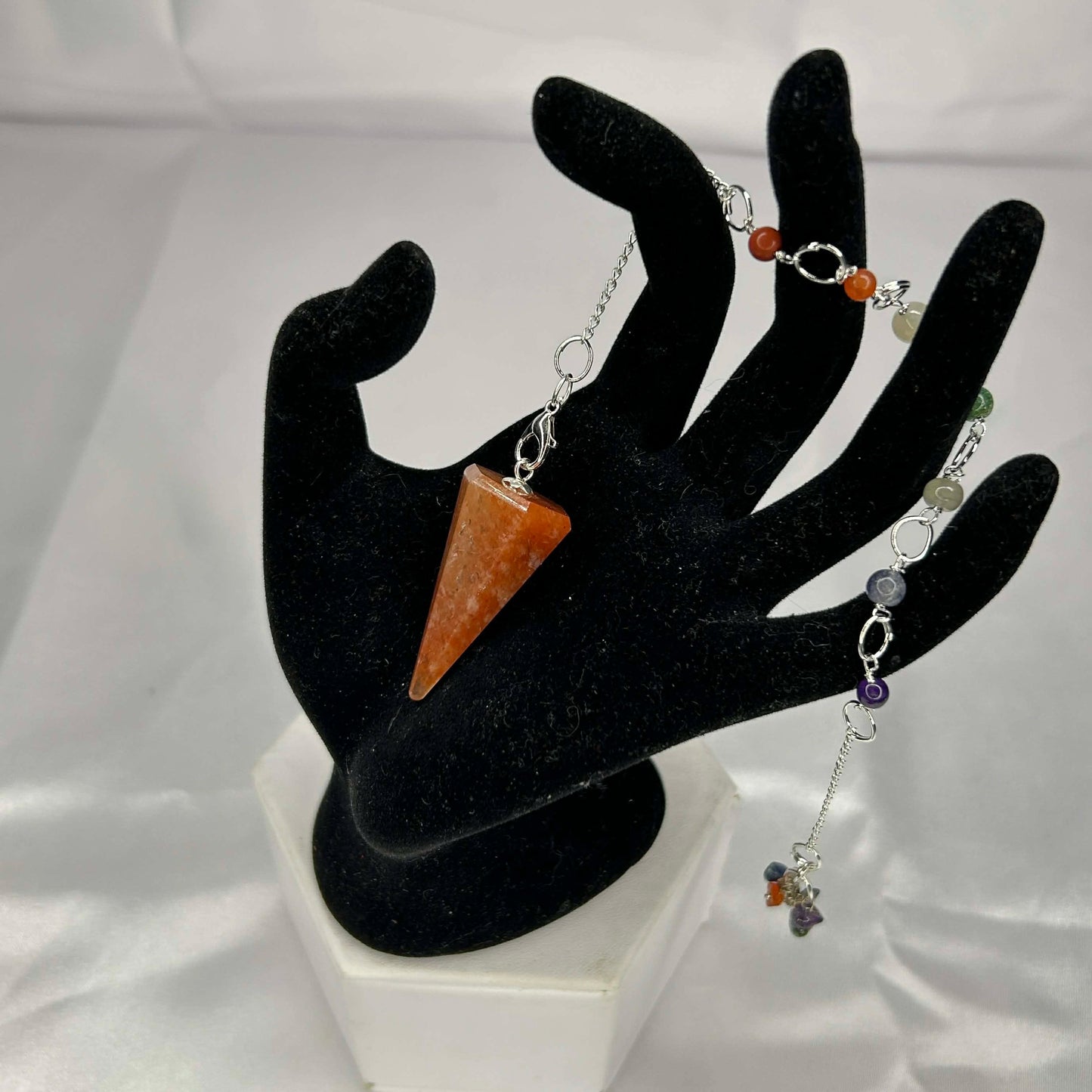 Hexagonal Pendulums with Chakra Chain (SHop Choice)