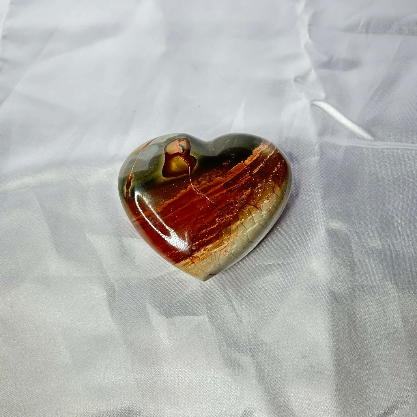 Polychrome Jasper Heart