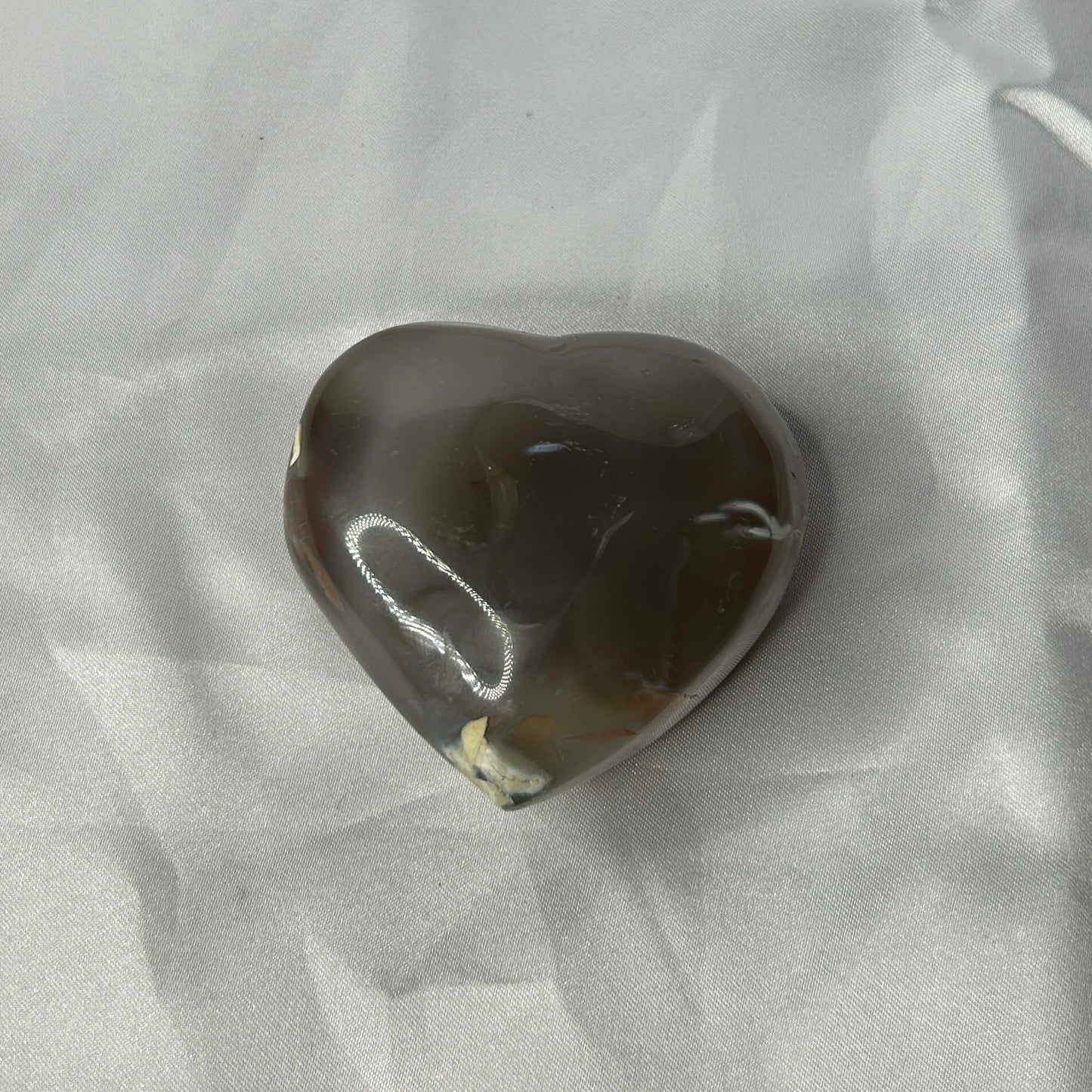 Orca Agate Heart