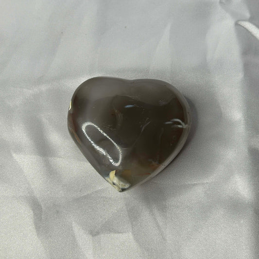 Orca Agate Heart