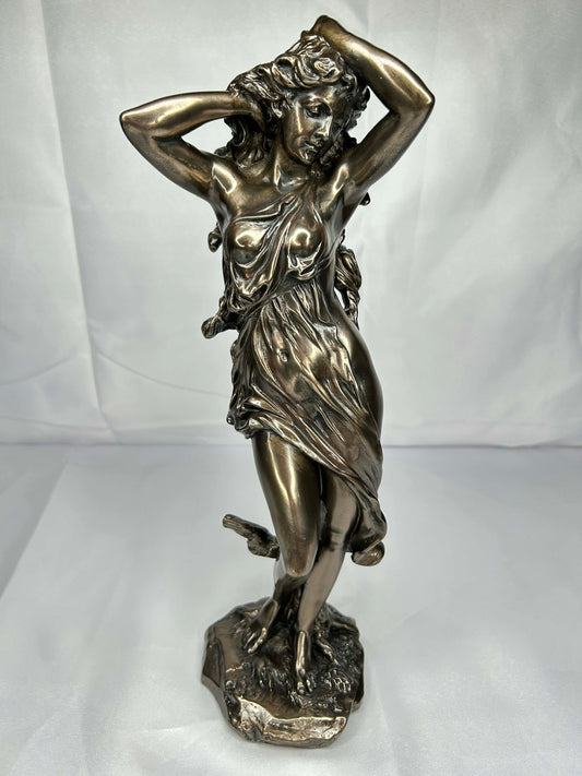 Brass Aphrodite 12.5 in Statue