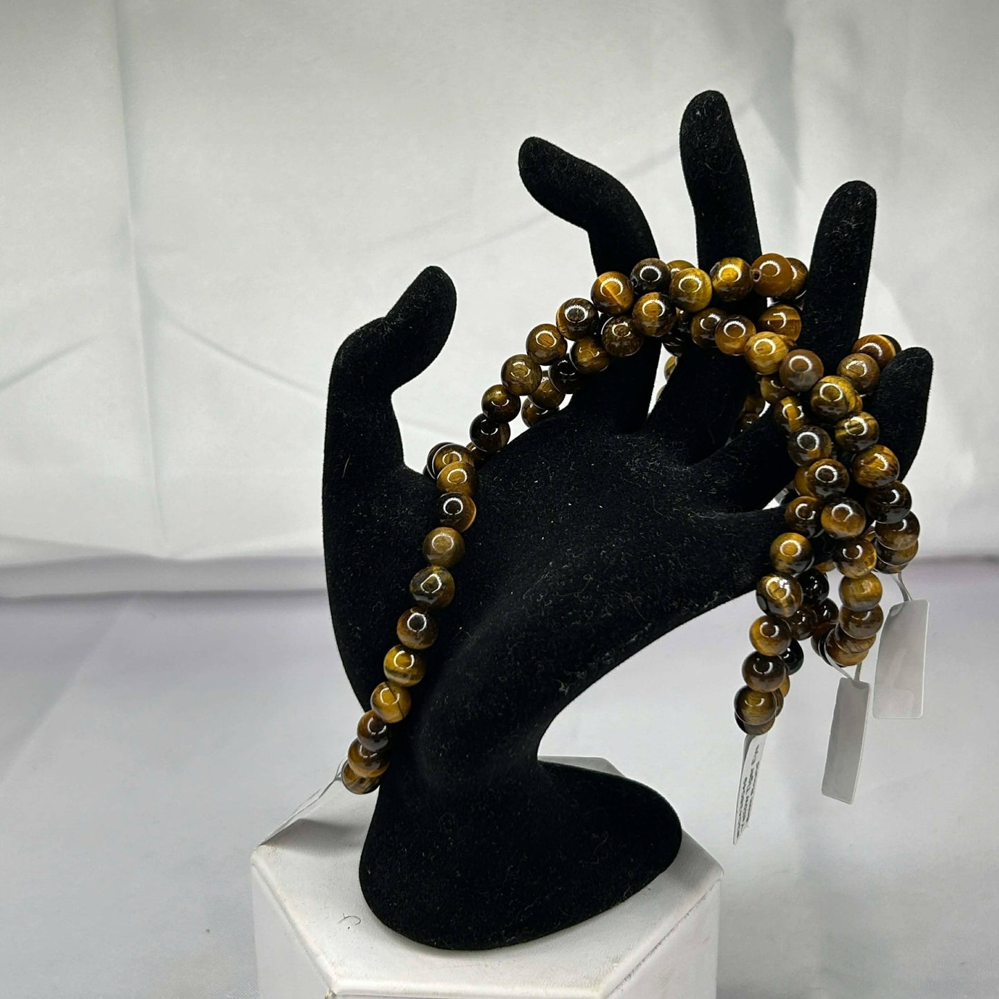 Bracelet of 8mm Yellow Tigers Eye