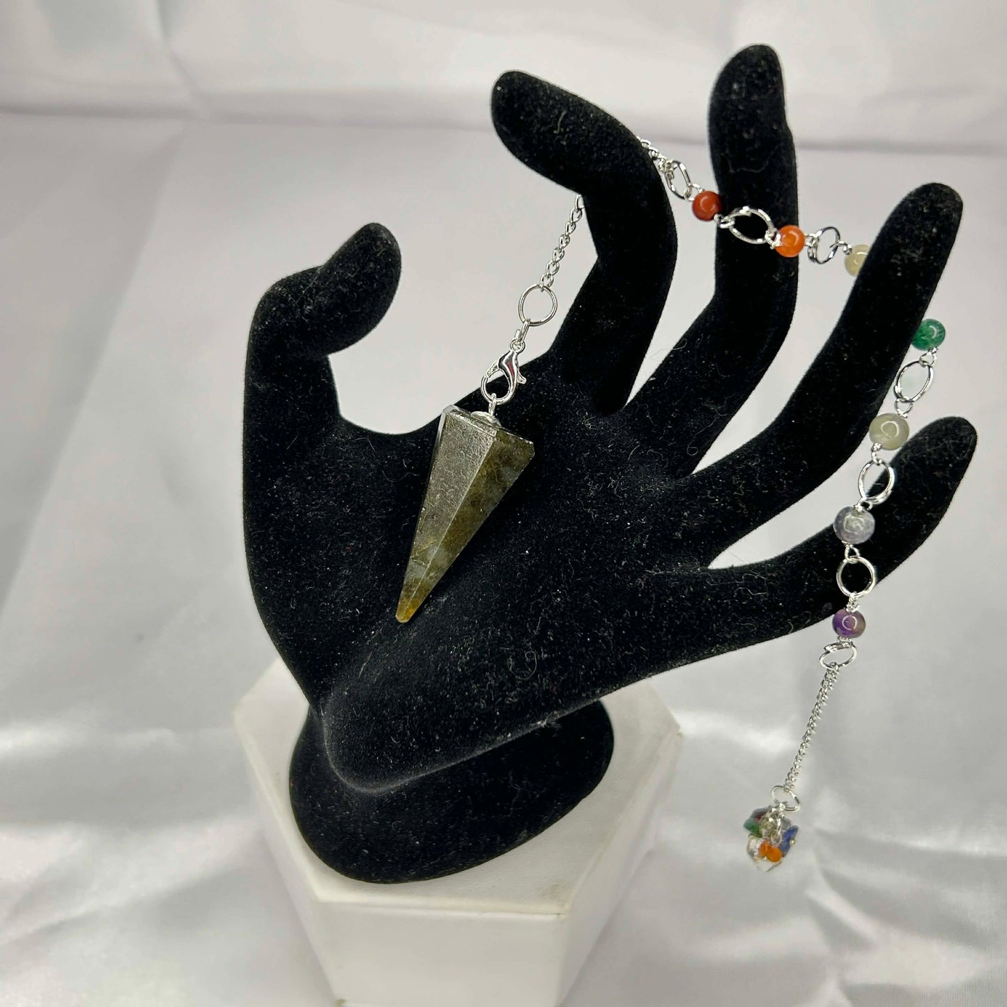 Hexagonal Pendulums with Chakra Chain (SHop Choice)
