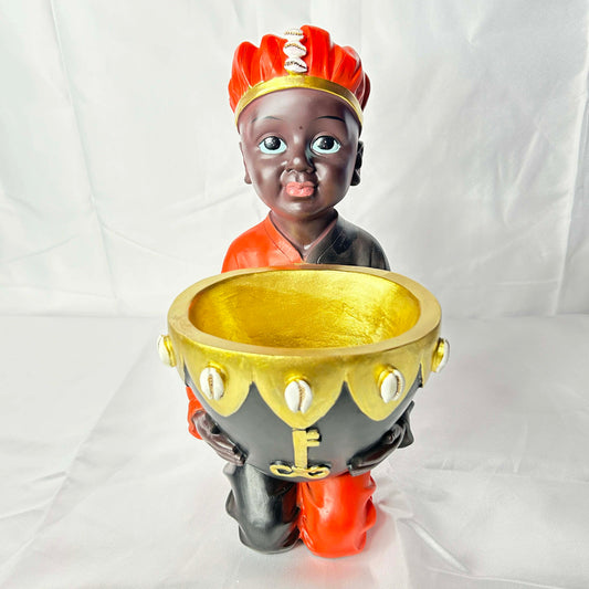 Baby Eleggua With Offering Bowl