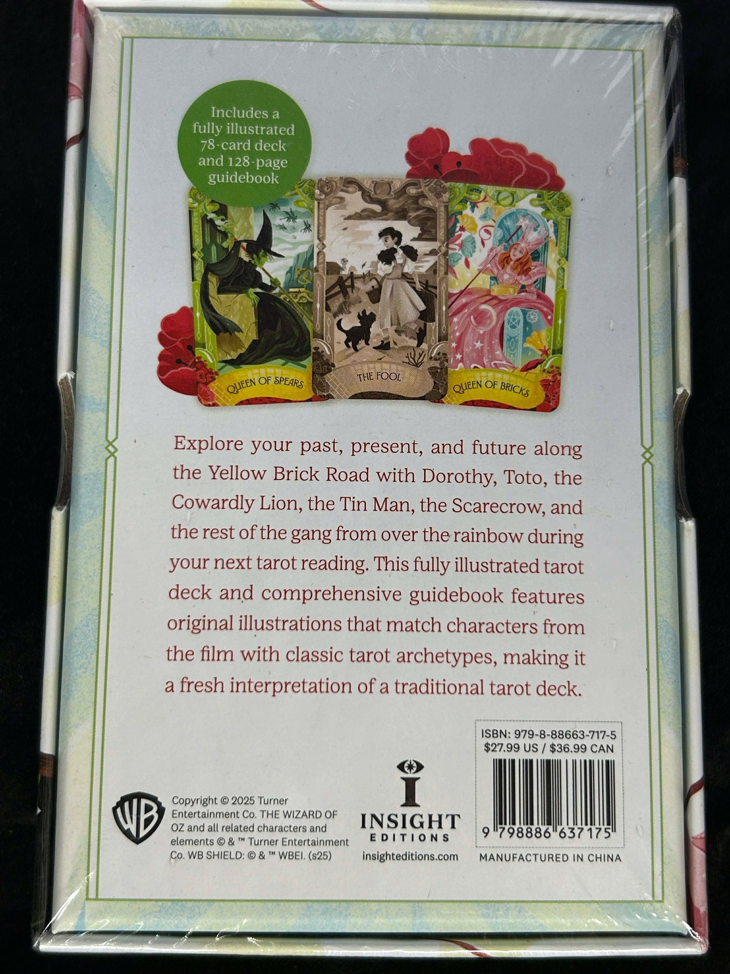 The wizard of Oz Tarot deck and Guide Book