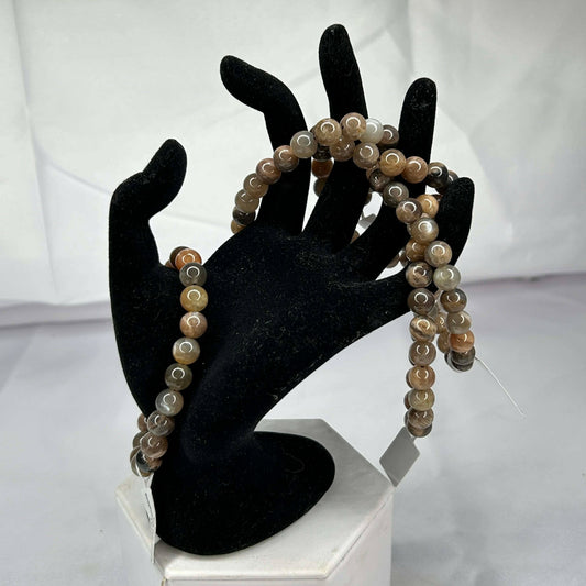 Black Moonstone Bracelet (8mm)