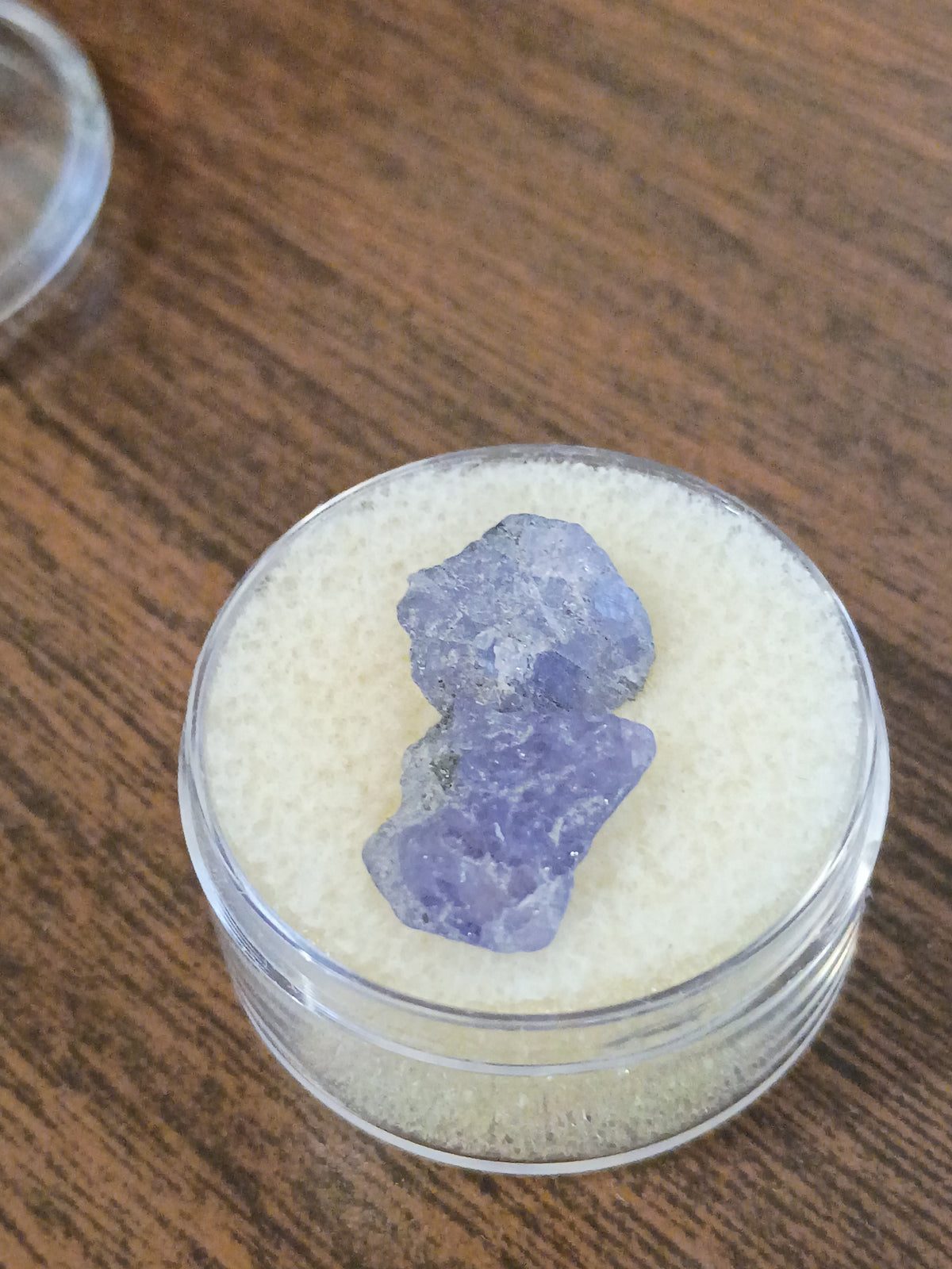 Blue Tanzanite Raw Double Specimen