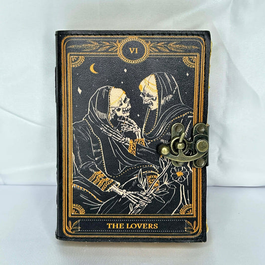 Lovers Tarot Book Grimoire Notebook