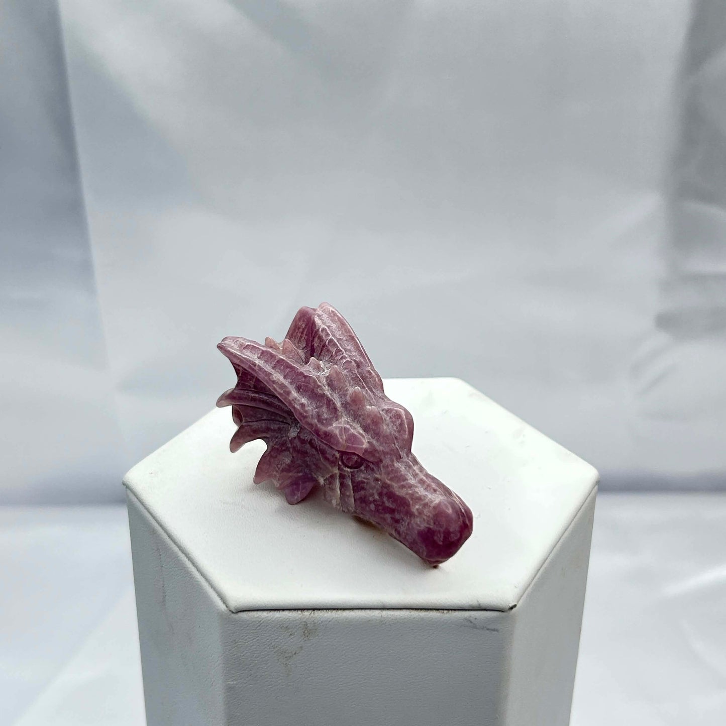 Lepidolite Dragon Head
