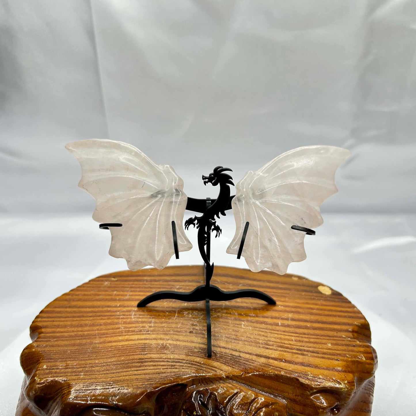 Crystal Winged Dragon Statues