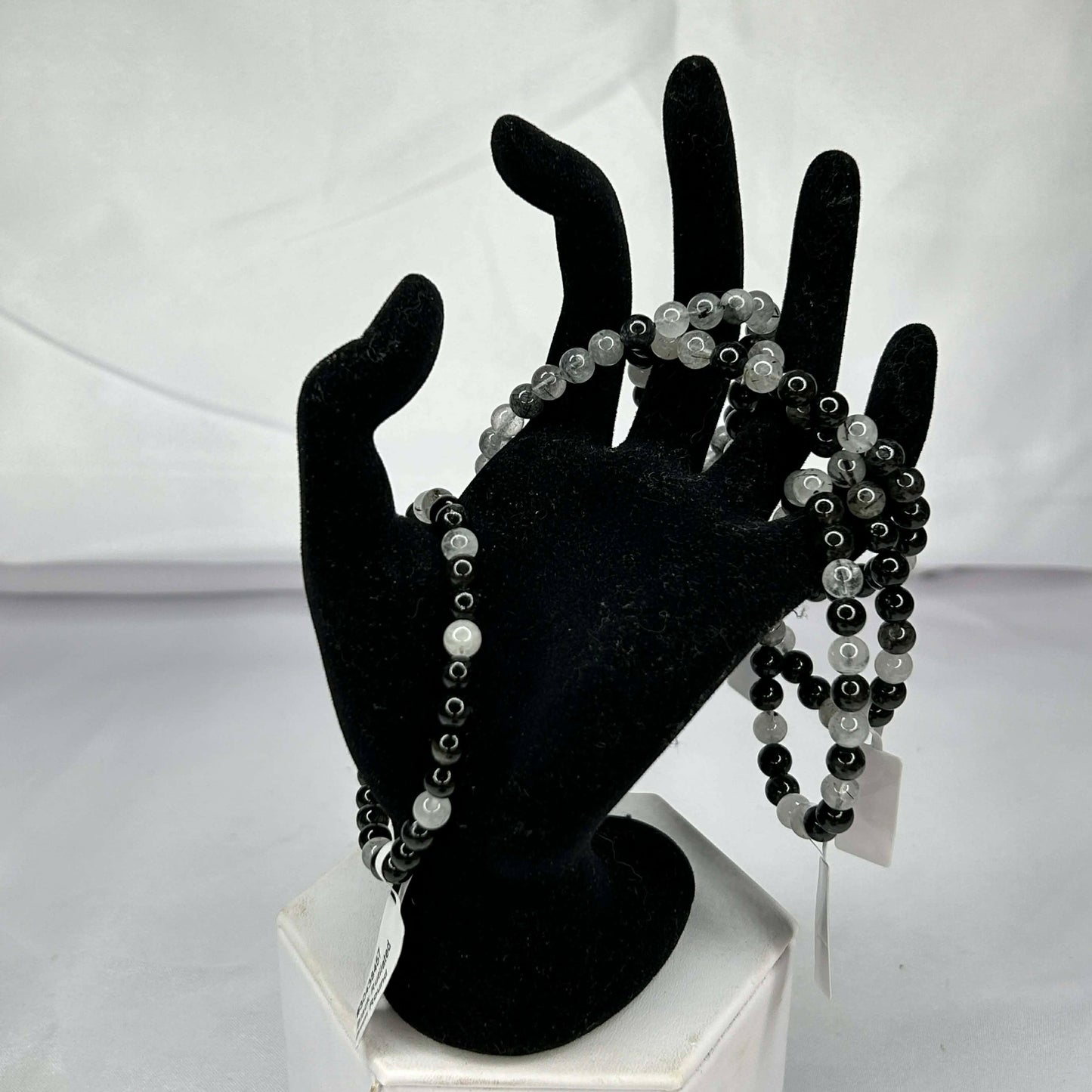 Black Rutilated Quartz Bracelet (6mm)