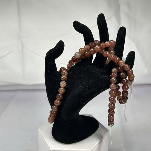Bracelet of Strawberry Quartz