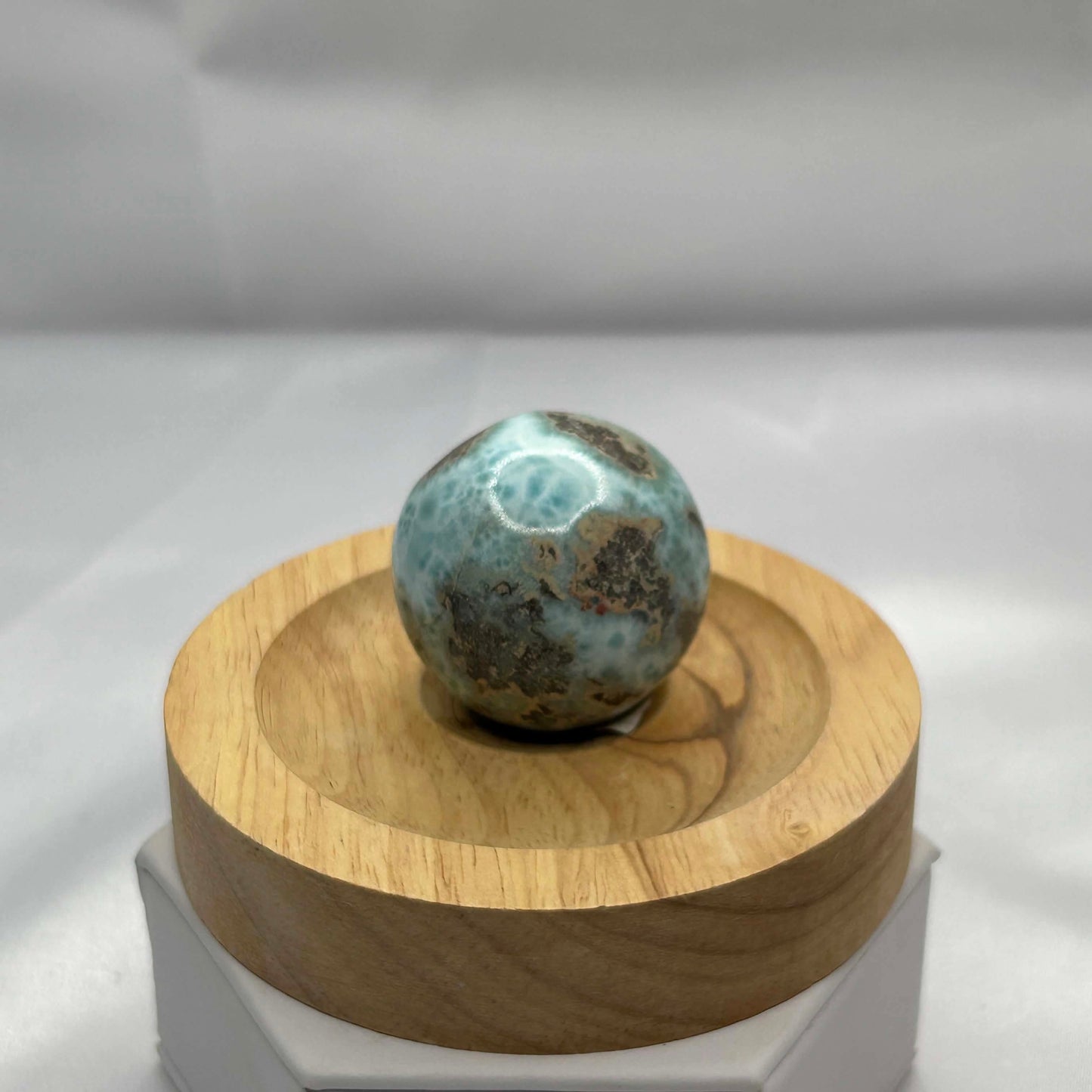 Larimar Spheres