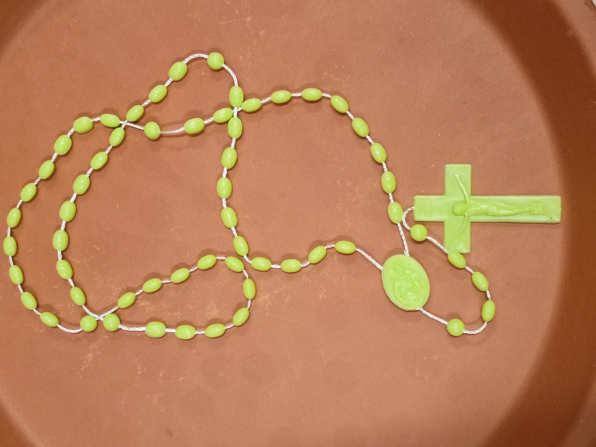 Plastic Colored Rosaries