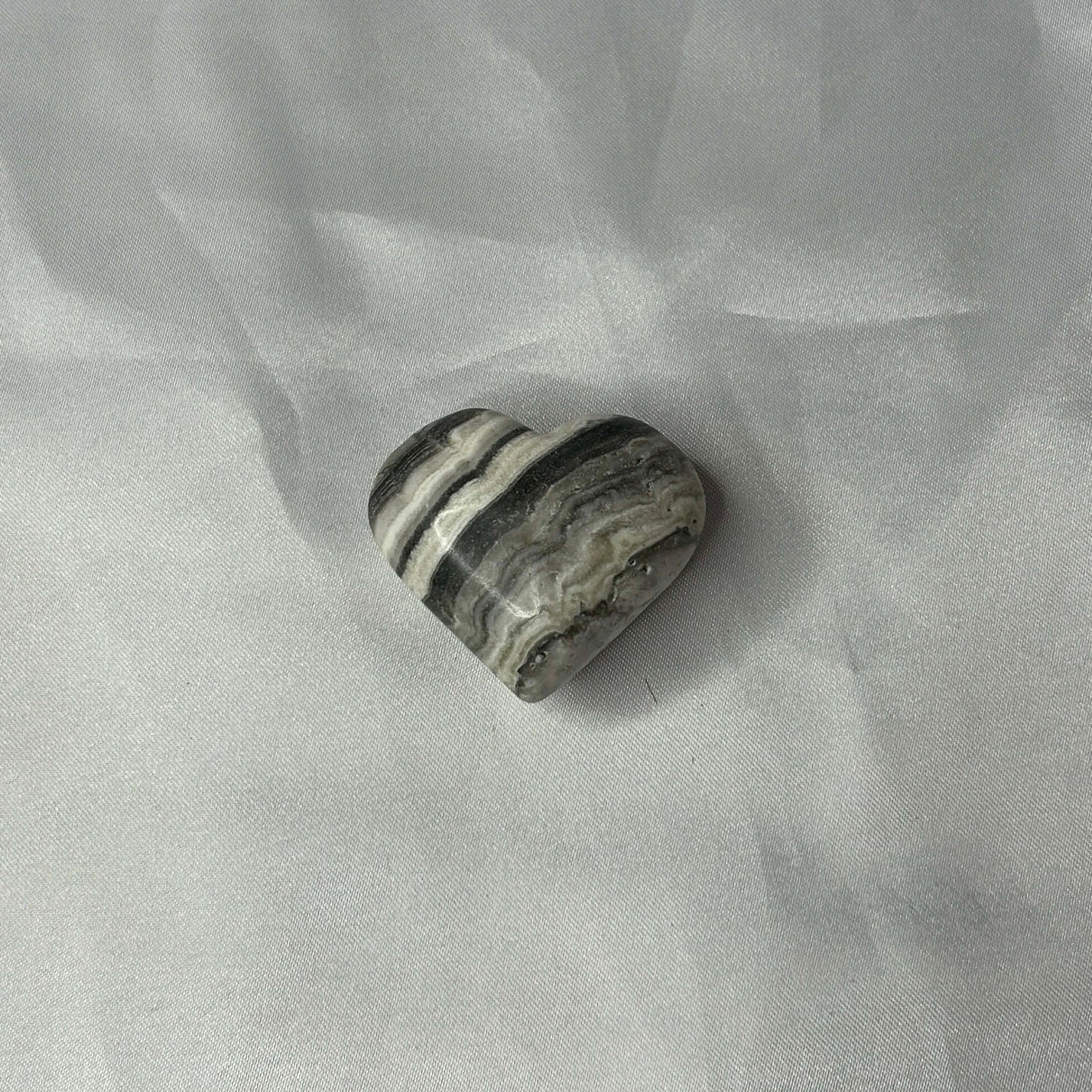 Zebra Calcite Heart