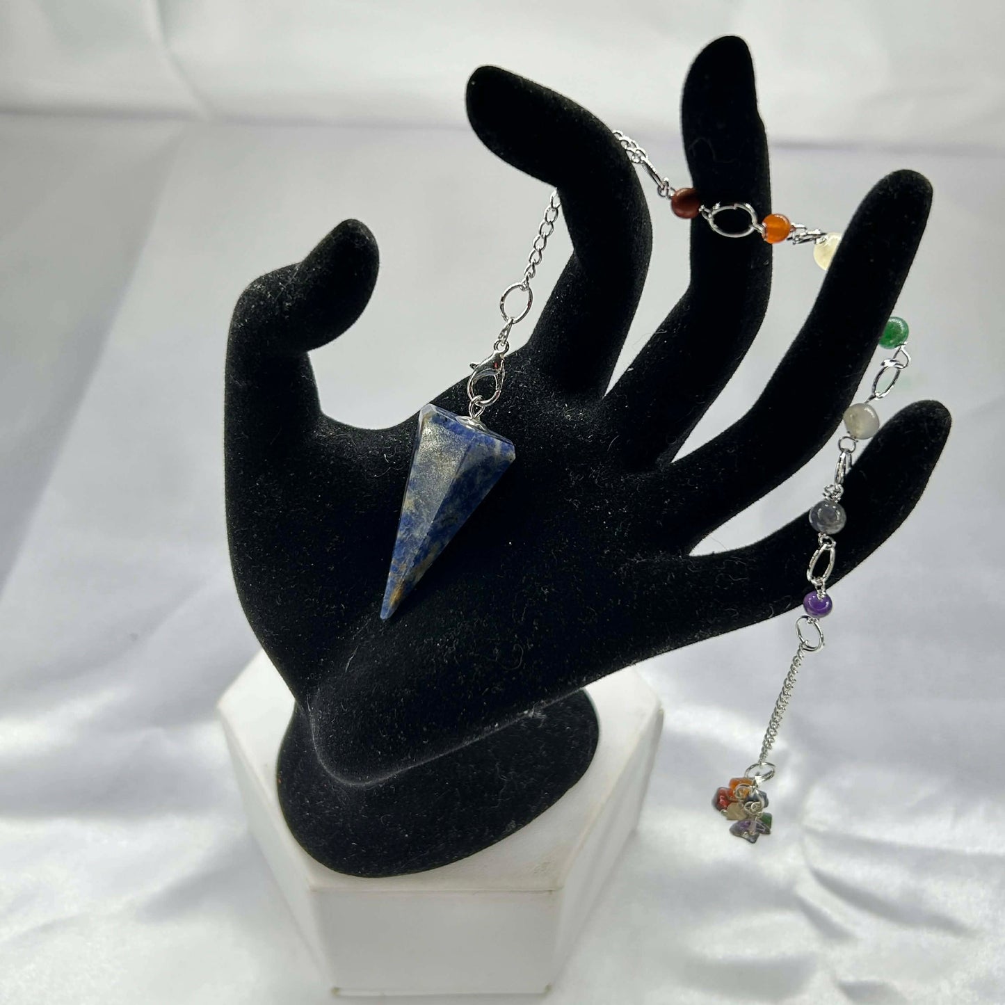 Hexagonal Pendulums with Chakra Chain (SHop Choice)